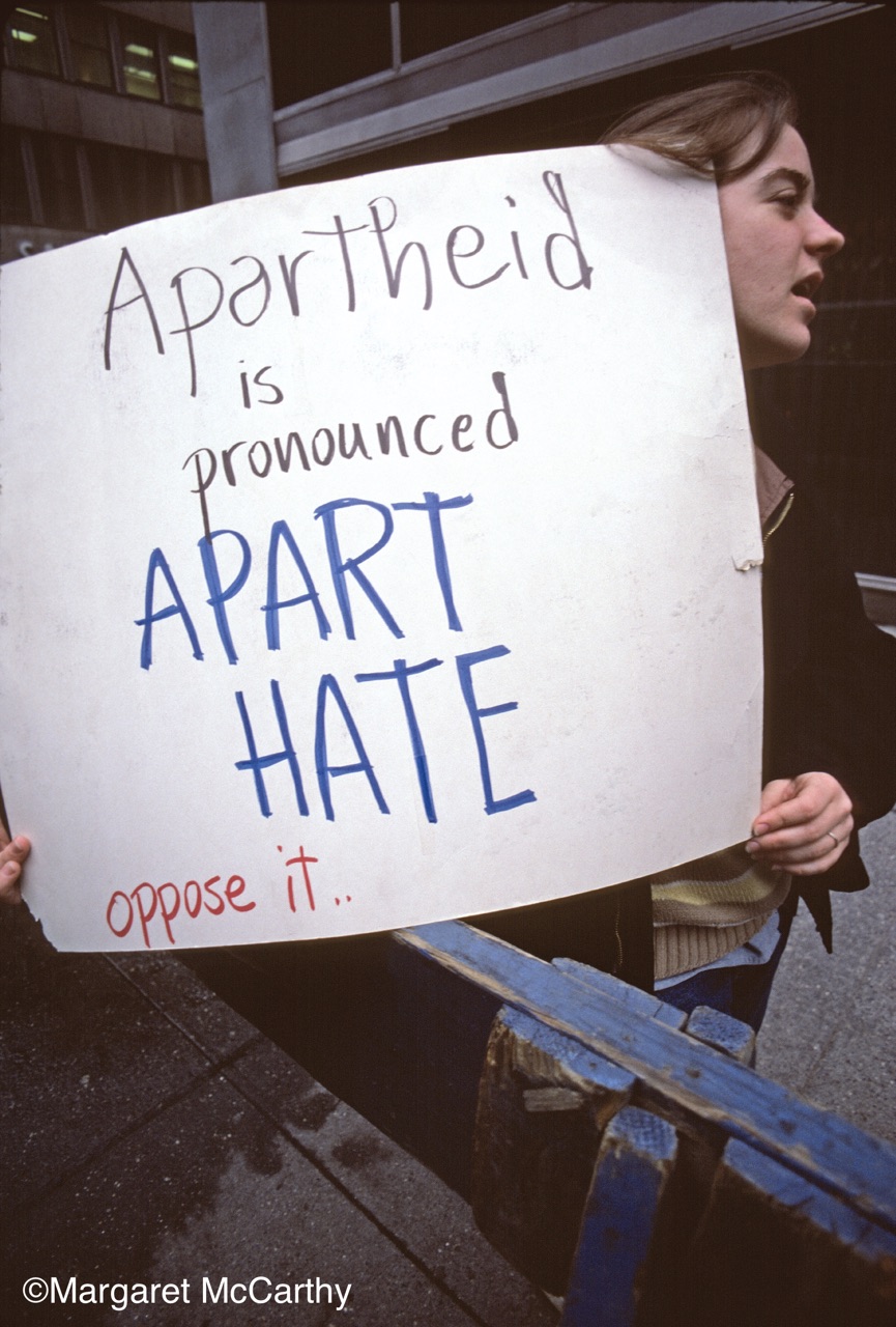 Anti-Apartheid Rally, South African Consulate, New York City, NY