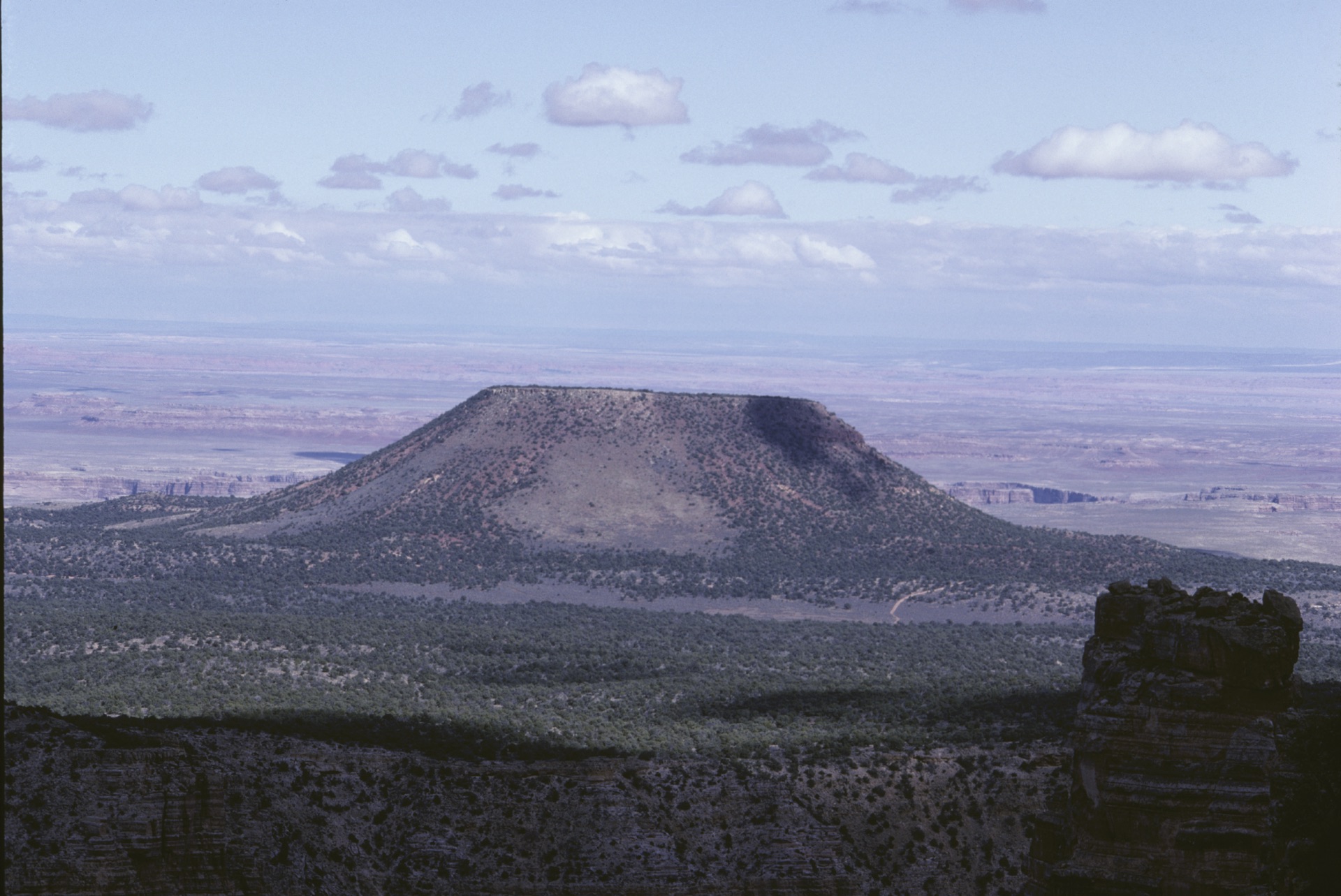 Butte and Painted Desert