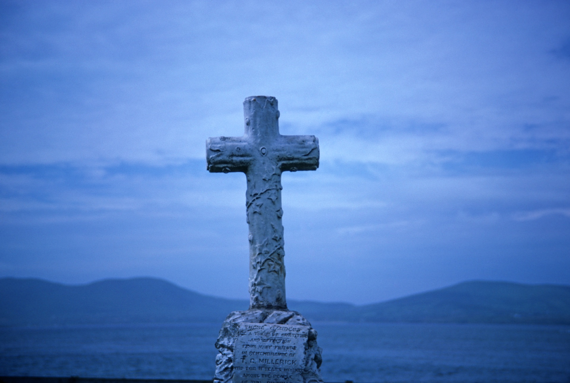 Memorial cross, Waterville, Co. Kerry