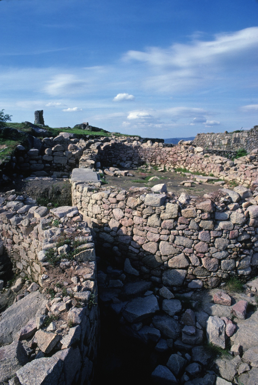 Ruins of Celtic City Castro de Trona, Spain