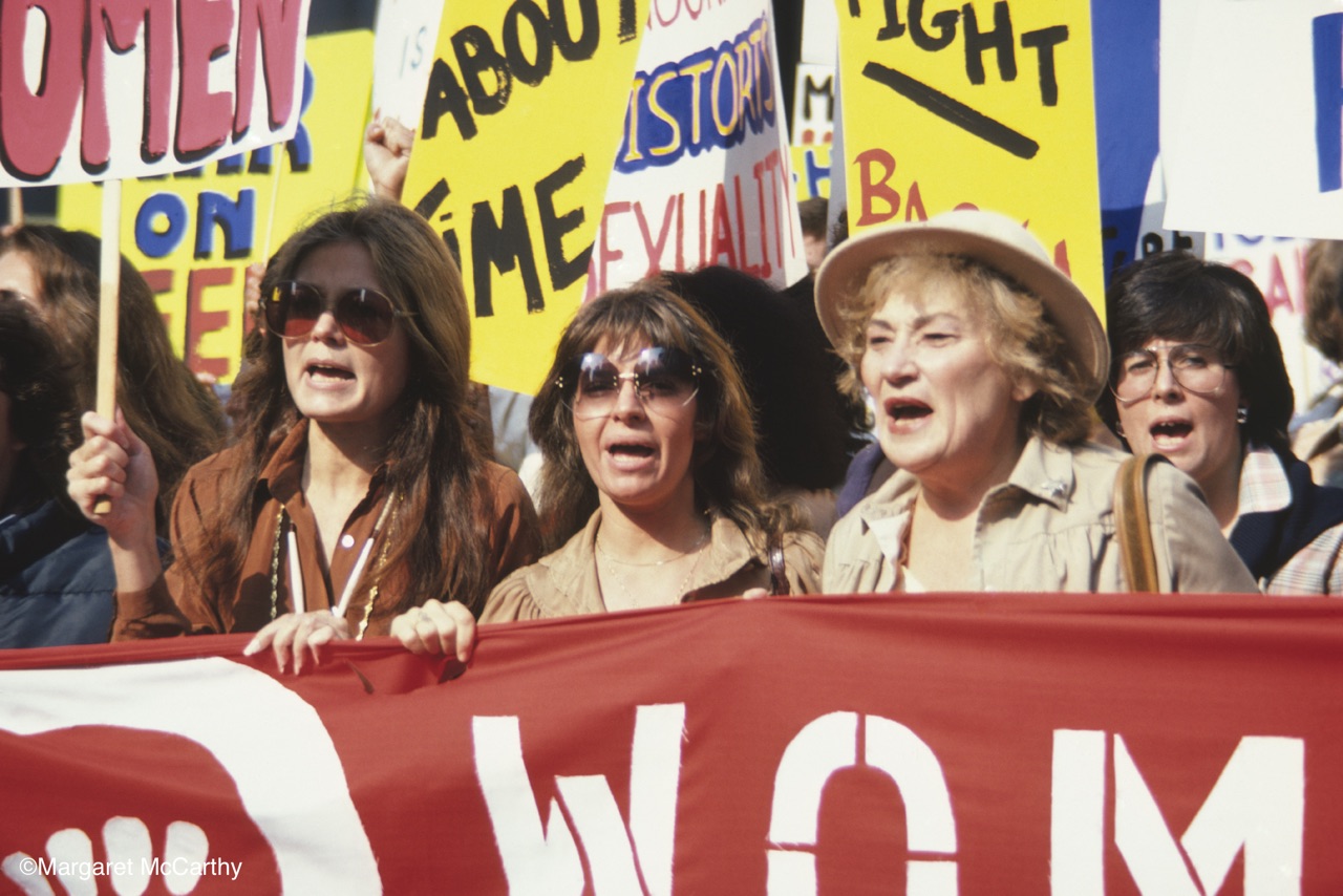 Gloria Steinem & Bella Abzug, Women's March, NYC, NY 1979