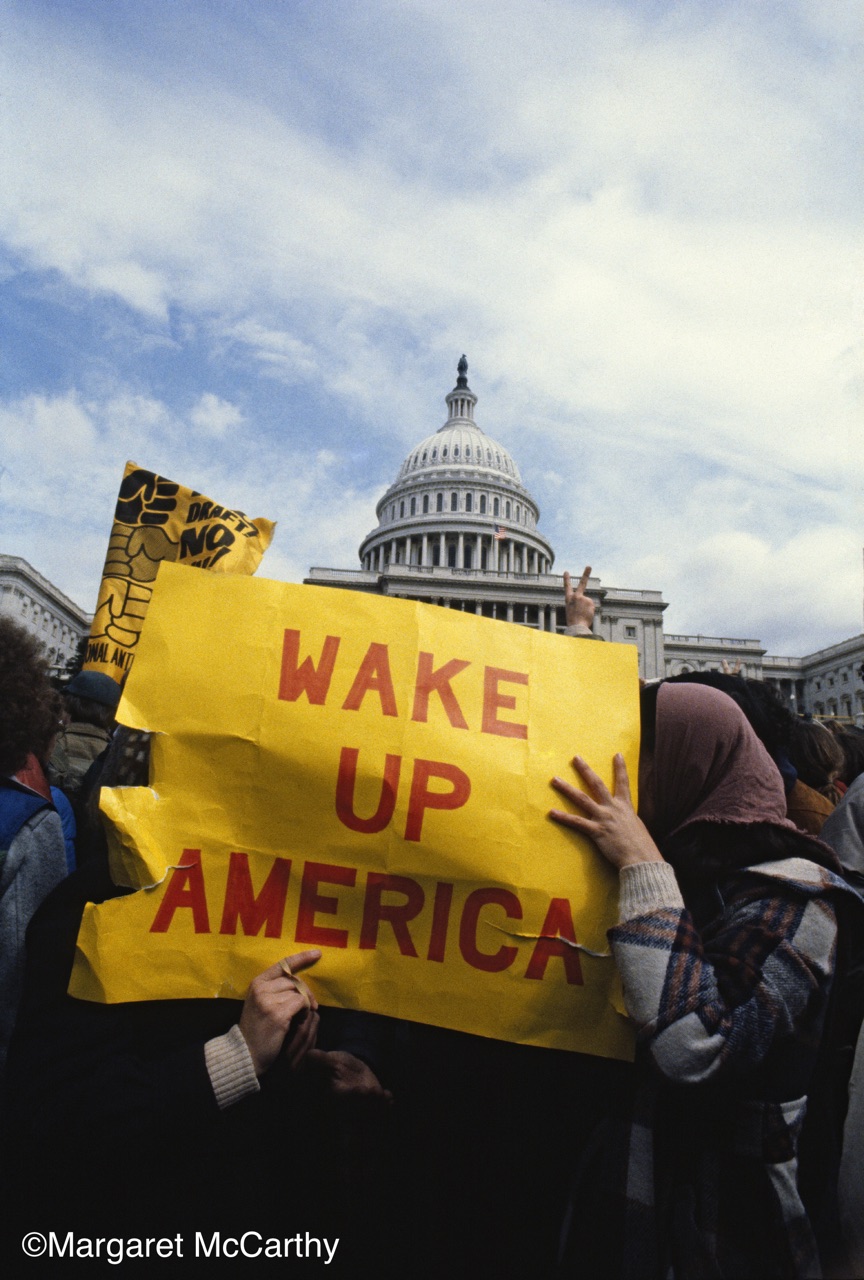 Wake Up America, National Mobilization Against The Draft, Washington, D.C. 03/22/80